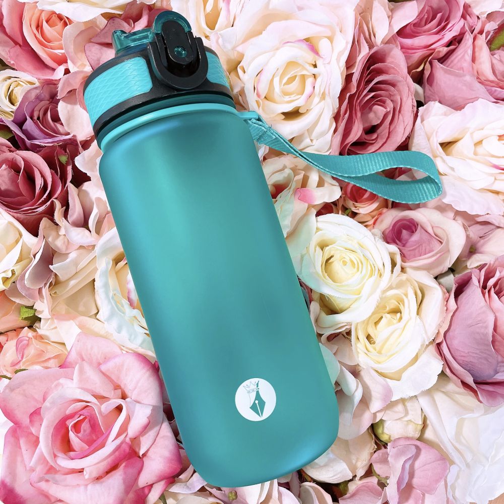 Pink & Green 600ml Mini Water Bottle